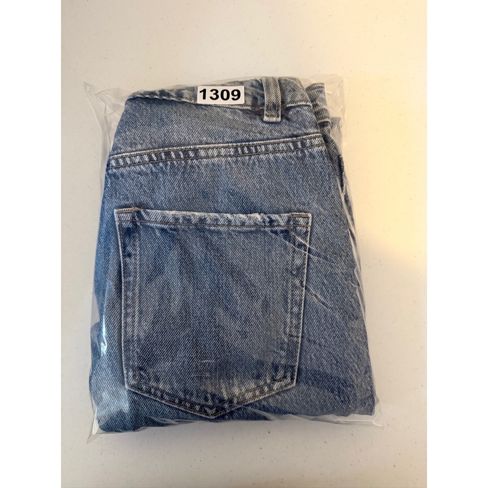 Garage Denim Jeans Women 0 Blue Street Wide Leg High Rise 100067418 - Picture 11 of 11